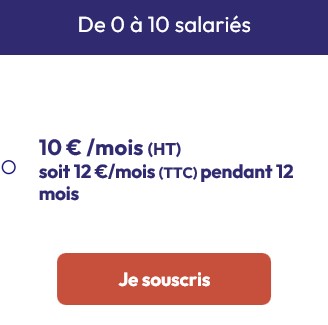 Tarif Start up et TPE