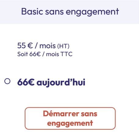 Basic sans engagement